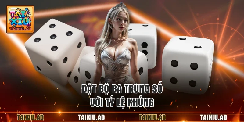 Đặt bộ ba trùng số với tỷ lệ khủng