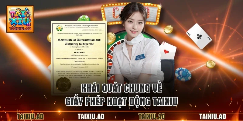 Khái quát chung về giấy phép hoạt động taixiu